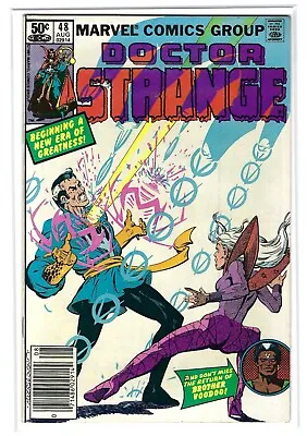 Buy (1974 Series) Marvel Comics Doctor Strange #48 1st Meeting Brother Voodoo Vf • 15.81£