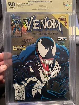 Buy Venom: Lethal Protector #1 GOLD CBCS 9.0 Not CGC Signed By Mark Bagley ￼ • 988.26£