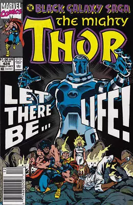 Buy Thor (1962) # 424 Newsstand (4.0-VG) Small Production Knicks 1990 • 7.20£