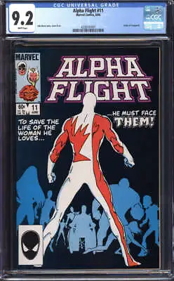 Buy Alpha Flight #11 Cgc 9.2 White Pages // Marvel Comics 1984 • 47.97£