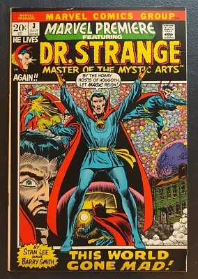 Buy Marvel Premiere 3 Doctor Strange Begins 1972 Barry Smith High Grade!!🔑🔥💎 • 39.68£