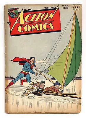 Buy Action Comics #118 GD+ 2.5 1948 DC • 272.76£