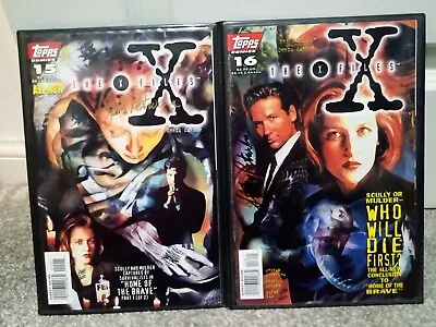 Buy Signed The X Files Comic #15 #16 Set In Album. Topps Comics.  • 10£