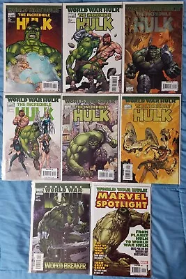 Buy Incredible Hulk #106,107,108,109,110,111 World War Prologue #1 Spotlight NM Lot • 20.10£