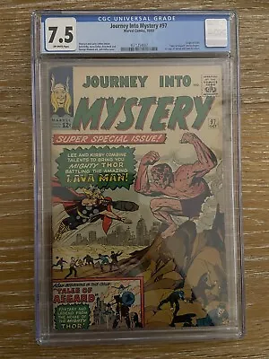 Buy Journey Into Mystery 97 CGC 7.5 OW Pages • 522.77£