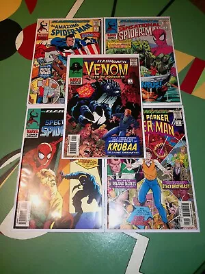 Buy Spider-man FLASHBACK X5 Amazing, Sensational, Spectacular, Peter Parker, Venom! • 12.50£