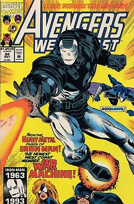 Buy West Coast Avengers 94 1st Rhodey As War Machine Marvel - High Grade • 31.17£
