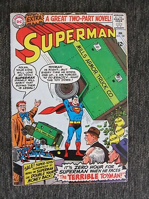 Buy Superman 182 VG- 1966 1st Silver Age Appearance Terrible Toyman Classic Villain • 15.93£