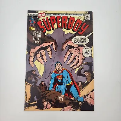 Buy Superboy #172 Neal Adams Cover Art 1st Appearance Origin Yango Super Ape 1971  • 3.96£