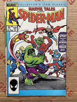 Buy Spider-man - Marvel Tales # 181. 1985 - Marvel Comics. • 4.99£