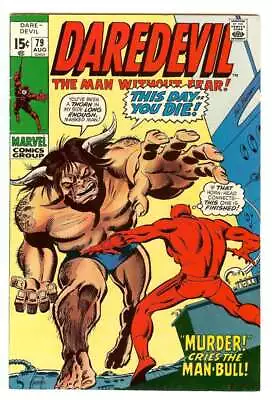 Buy Daredevil #79 6.5 // Cameo Appearance Of Stan Lee With His Wife Jane 1971 • 26.42£