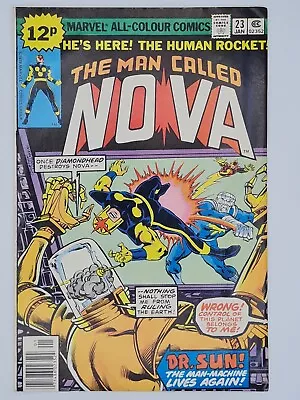 Buy Nova Vol:1 #23 1977 Marvel Comics Pence Variant • 3.95£