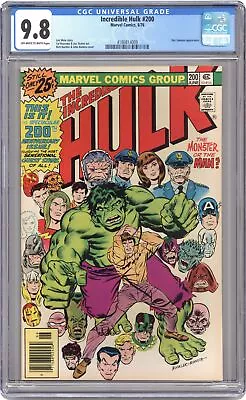 Buy Incredible Hulk #200 CGC 9.8 1976 4186814009 • 323.81£