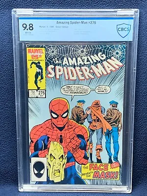 Buy Amazing Spider-Man #276 Vol 1 Comic Book - CBCS 9.8 - Death Of Human Fly • 159.90£