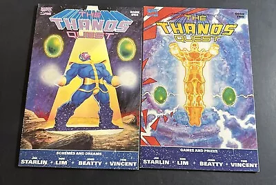 Buy The Thanos Quest Marvel Comics Vol. 1 Issues 1 & 2  (1990) Vf Newsstand • 23.99£