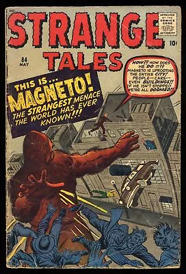 Buy Strange Tales #84 GD 2.0 Magneto Prototype! Kirby/Ayers Cover! Marvel 1961 • 78.06£