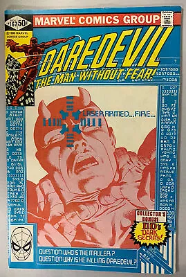 Buy Daredevil #167 (1980) In 9.0 Very Fine/Near Mint • 14.38£