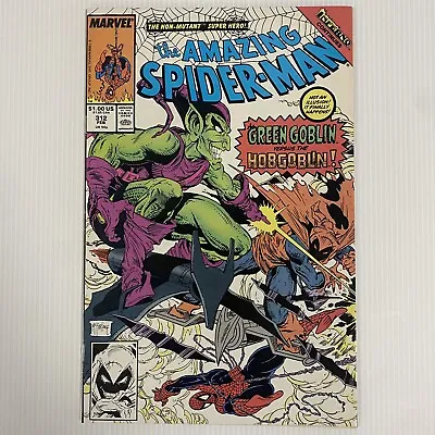 Buy Amazing Spider-Man #312 1988 NM- Green Goblin Vs Hobgoblin Todd McFarlane • 36£