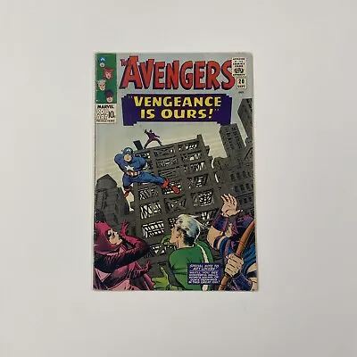 Buy Avengers #20 1965 VG Pence Copy **Spine Roll** • 40£