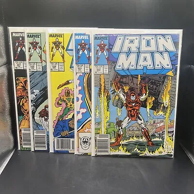 Buy Iron Man Lot Of 5 Issue #’s 222 223 224 226 & 227 Marvel (1987) (B20)(34) • 14.59£