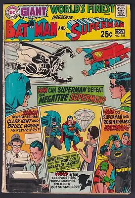 Buy World's Finest #188 2.0 GD DC Comic - Nov 1969 • 9.81£