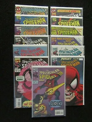 Buy Spectacular Spider-Man #210-#231  Mar 94 On  Lot Of 13 High Grade!! See Pics!! • 28.46£