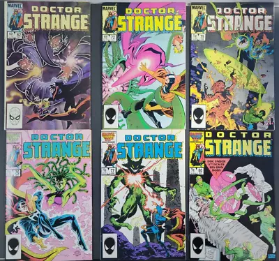 Buy (6) Doctor Strange #62 72 75 76 77 80 Lot Marvel Comics 1986 Run • 15.95£