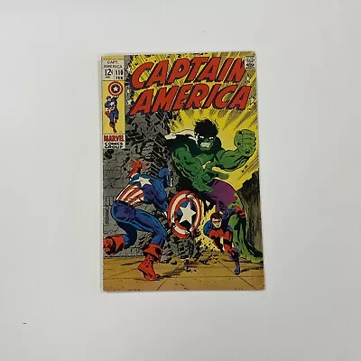 Buy Captain America #110 Marvel 1969 VG/FN 1st Madame Hydra Steranko • 55£
