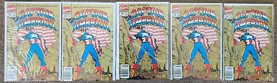Buy Captain America #383 (1991) 5 COPIES NEWSSTAND (FIRST PRINT) [MARVEL Comics] L1 • 59.33£