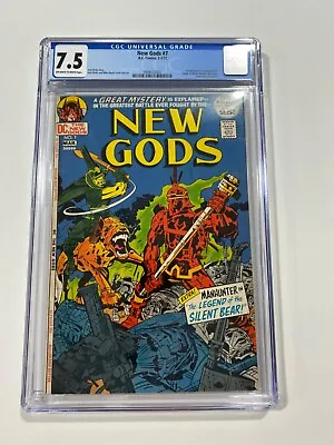 Buy New Gods 7 CGC 7.5 OW/W Pages DC Comics 1972 • 86.71£