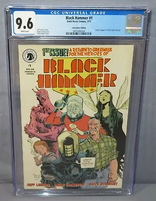 Buy BLACK HAMMER #1 (Convention Edition Variant) CGC 9.6 NM+ Dark Horse Comics 2017 • 120.06£