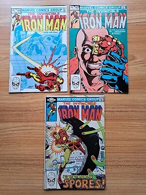 Buy The Invincible Iron Man #166, #167, #157 Marvel Bronze Age Comic Book Lot • 9.99£
