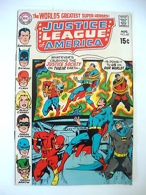 Buy JUSTICE LEAGUE * #82 August 1970 * BATMAN SUPERMAN & THE FLASH • 25.78£