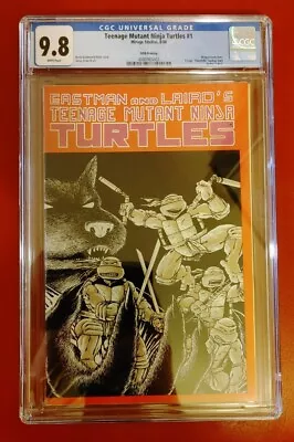 Buy Teenage Mutant Ninja Turtles #1 5th Printing CGC 9.8 1988 Mirage Rare KEY TMNT • 1,031.37£