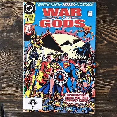 Buy War Of The Gods #1, Mini-posters Still Attached, Dc Comics, September 1991 • 3.95£