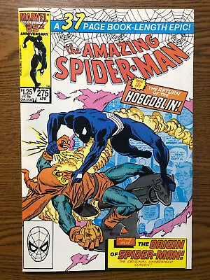 Buy Amazing Spider-Man #275 Marvel 1986 Vs Hobgoblin Origin Spidey By Ditko VF- • 9.53£