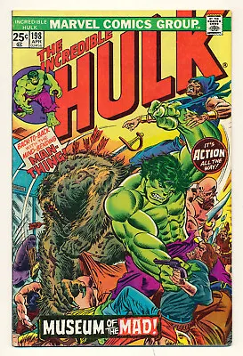 Buy Marvel The Incredible Hulk Issue #198 Shangri-La Syndrome! Comic 4.5 VG+ 1976 • 7.72£