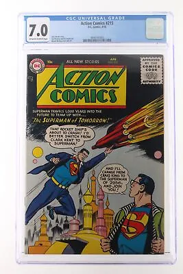 Buy Action Comics #215 - DC 1956 CGC 7.0  • 386.61£