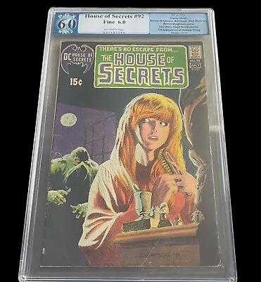 Buy House Of Secrets #92 PGX 6.0 1971 OW/PGS 1st Apr. Of Swamp Thing DC Comics Key🔑 • 1,423.09£