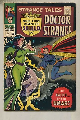 Buy Strange Tales: #150 VG/FN 1st Umar  Nick Fury Agent Of S.H.I.E.L.D. Marvel D1 • 15.83£
