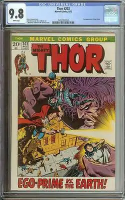 Buy Thor #202 Cgc 9.8 White Pages • 301.85£