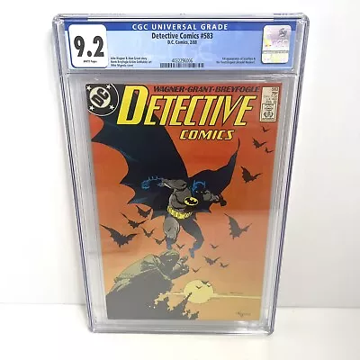 Buy Detective Comics #583 CGC 9.2 White Pages 1st Ventriloquist Scarface DC Comics • 98.94£