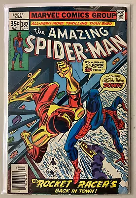 Buy Amazing Spider-Man #182 Newsstand Marvel 1st Series (5.0 VG/FN) (1978) • 5.47£
