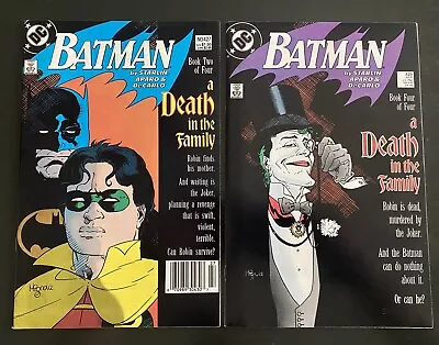 Buy Batman #427 & 429 (1988 DC Comics) Death In The Family (Part 2 & Part 4) • 20.10£
