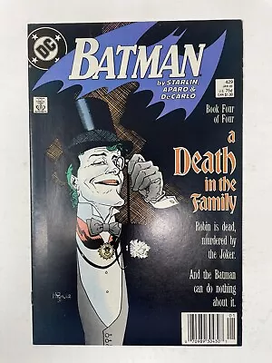 Buy Batman #429 Newsstand Mike Mignola Joker Cover Death In The Family DC Comics • 15.98£