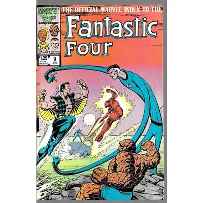 Buy Official Marvel Index Fantastic Four #9 AUG 1986 Comic Book F4 Thing Human Torch • 0.99£