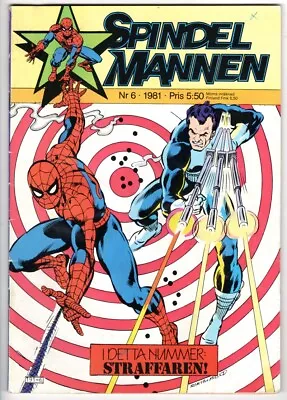 Buy Amazing Spider-Man #201 Swedish SPINDLES 6/1981 Punisher + #202/203 Dazzler • 21.50£