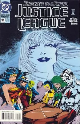 Buy Justice League America #91 VF 1994 Stock Image • 2.40£