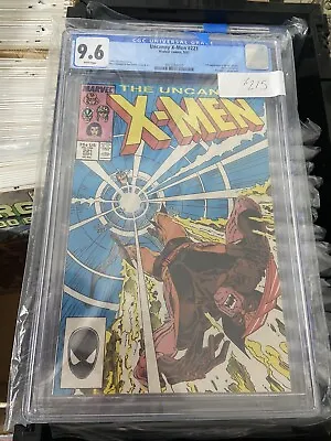Buy Marvel Comics Uncanny X-Men #221 CGC 9.6 1st Appearance Mister Sinister • 169.98£