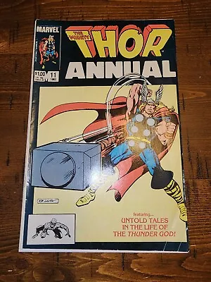 Buy ** The Mighty THOR Annual 11 OWP 1982 1st App Eitri Dwarf King ** • 5.60£